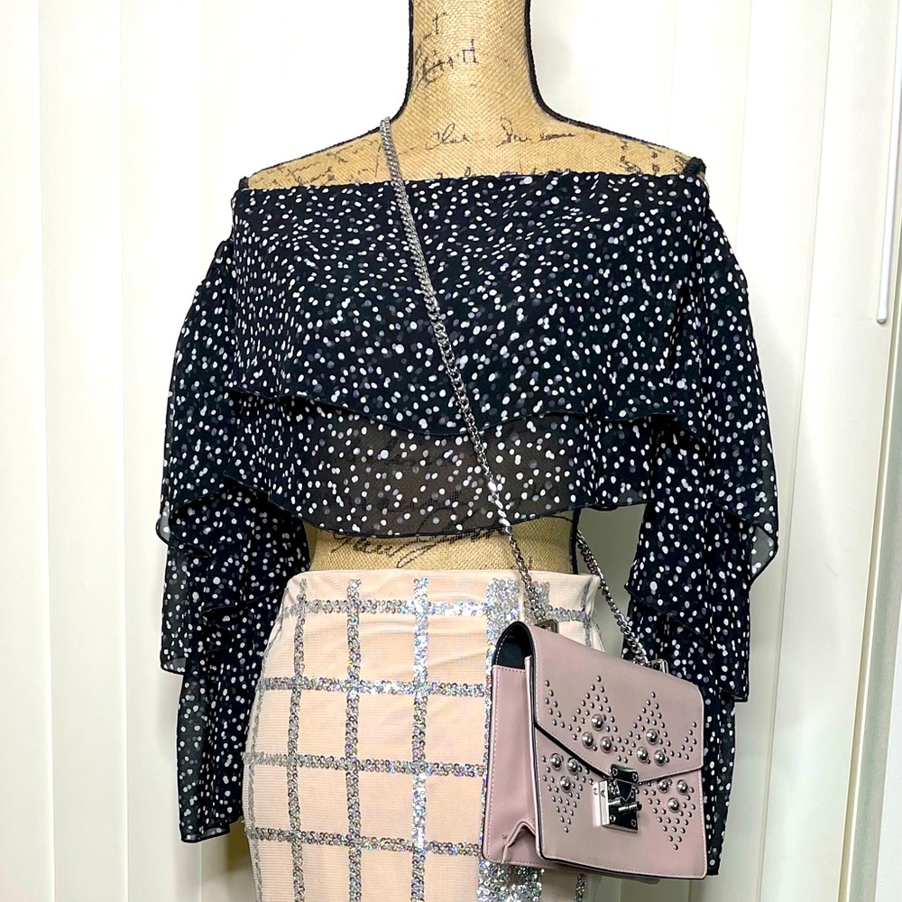 BEBE brand new summer top with long sleeves.